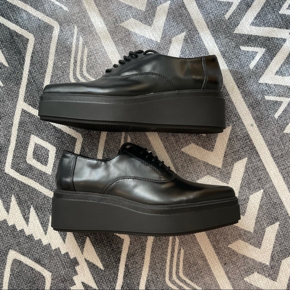 Zara NWT platform Oxford size 6